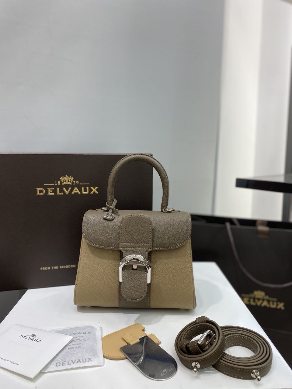 Delvaux Brillant Togo Handbag