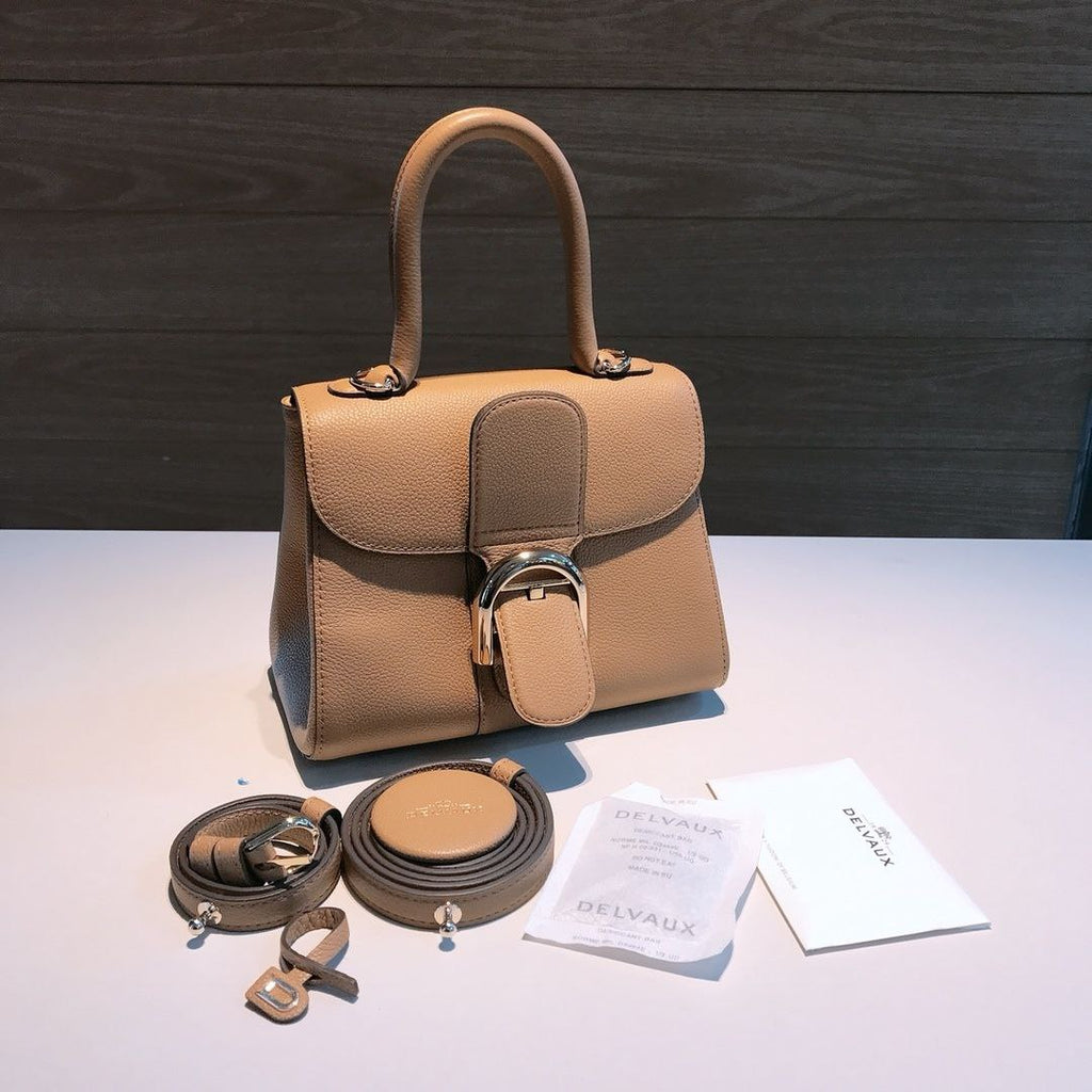 Delvaux Brillant Togo Handbag