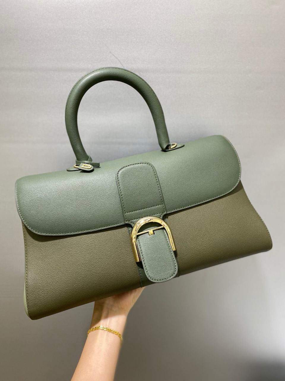 Delvaux Brillant Togo Handbag
