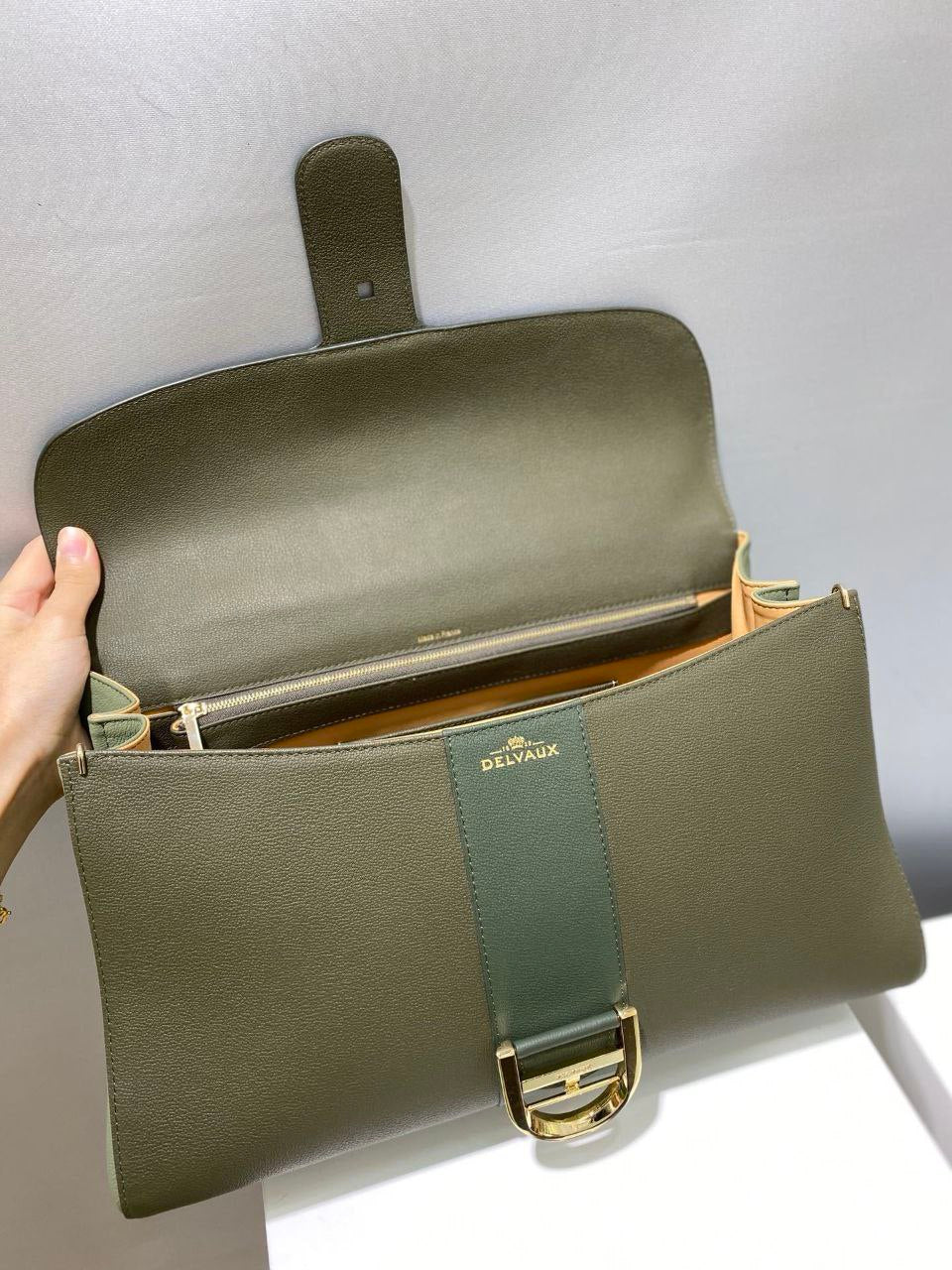 Delvaux Brillant Togo Handbag