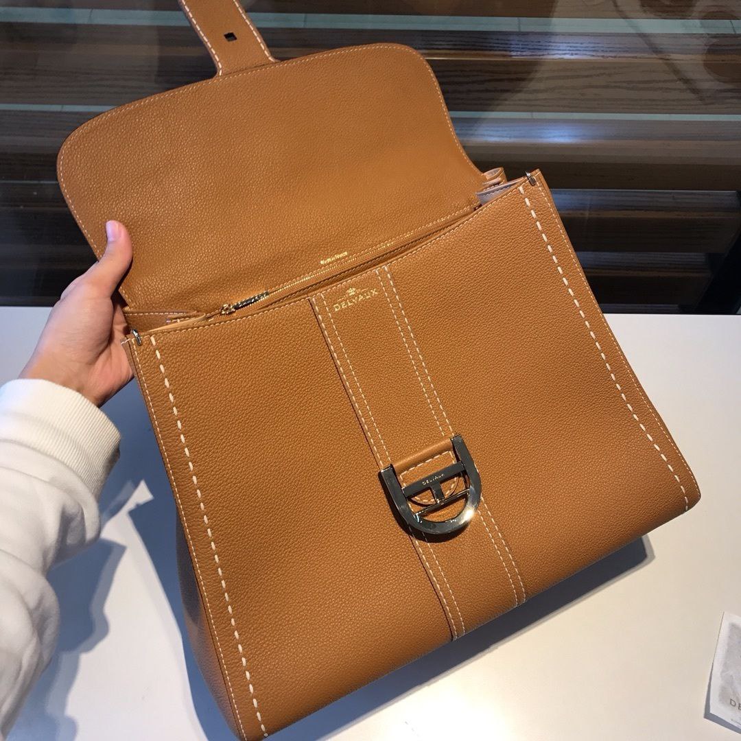 Delvaux Brillant Togo Handbag