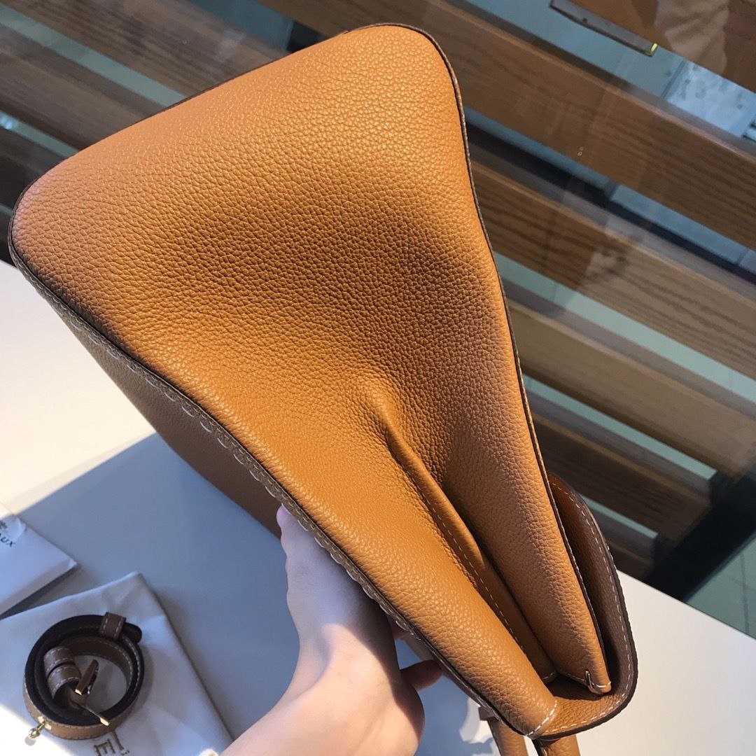 Delvaux Brillant Togo Handbag