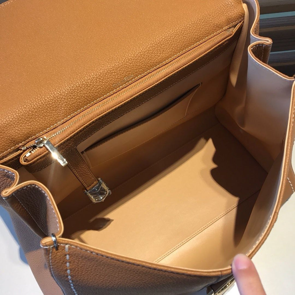 Delvaux Brillant Togo Handbag