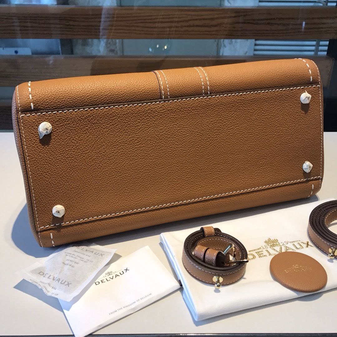 Delvaux Brillant Togo Handbag