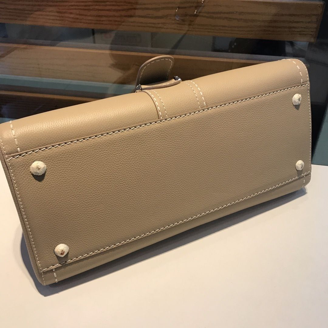 Delvaux Brillant Togo Handbag