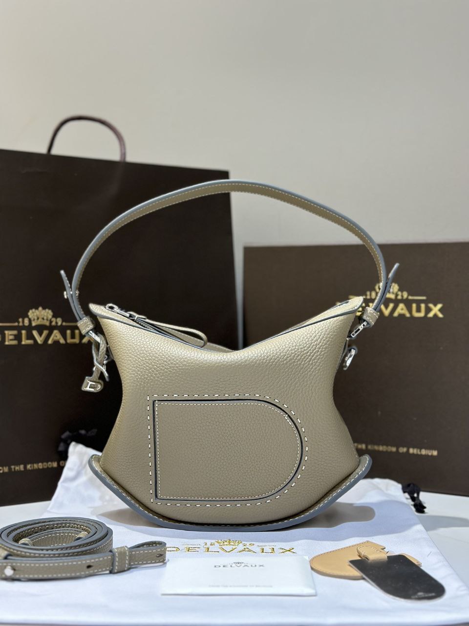 Delvaux Brillant Togo Handbag