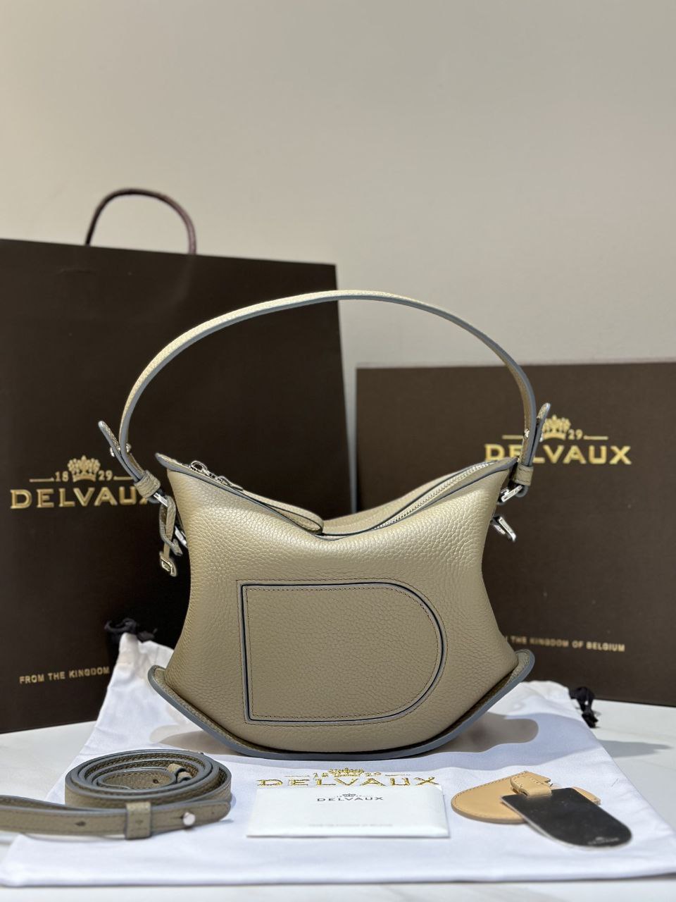 Delvaux Brillant Togo Handbag