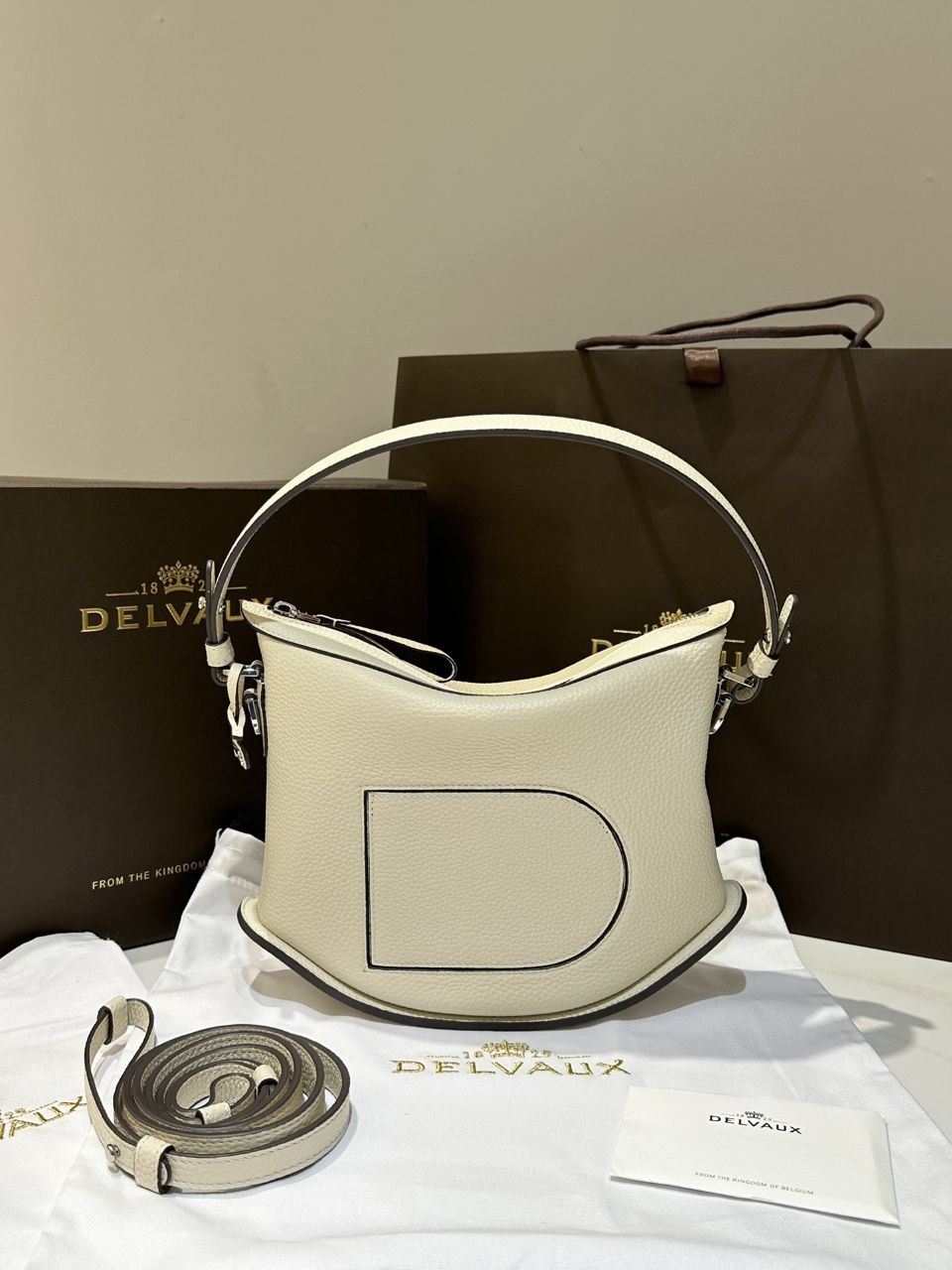 Delvaux Brillant Togo Handbag