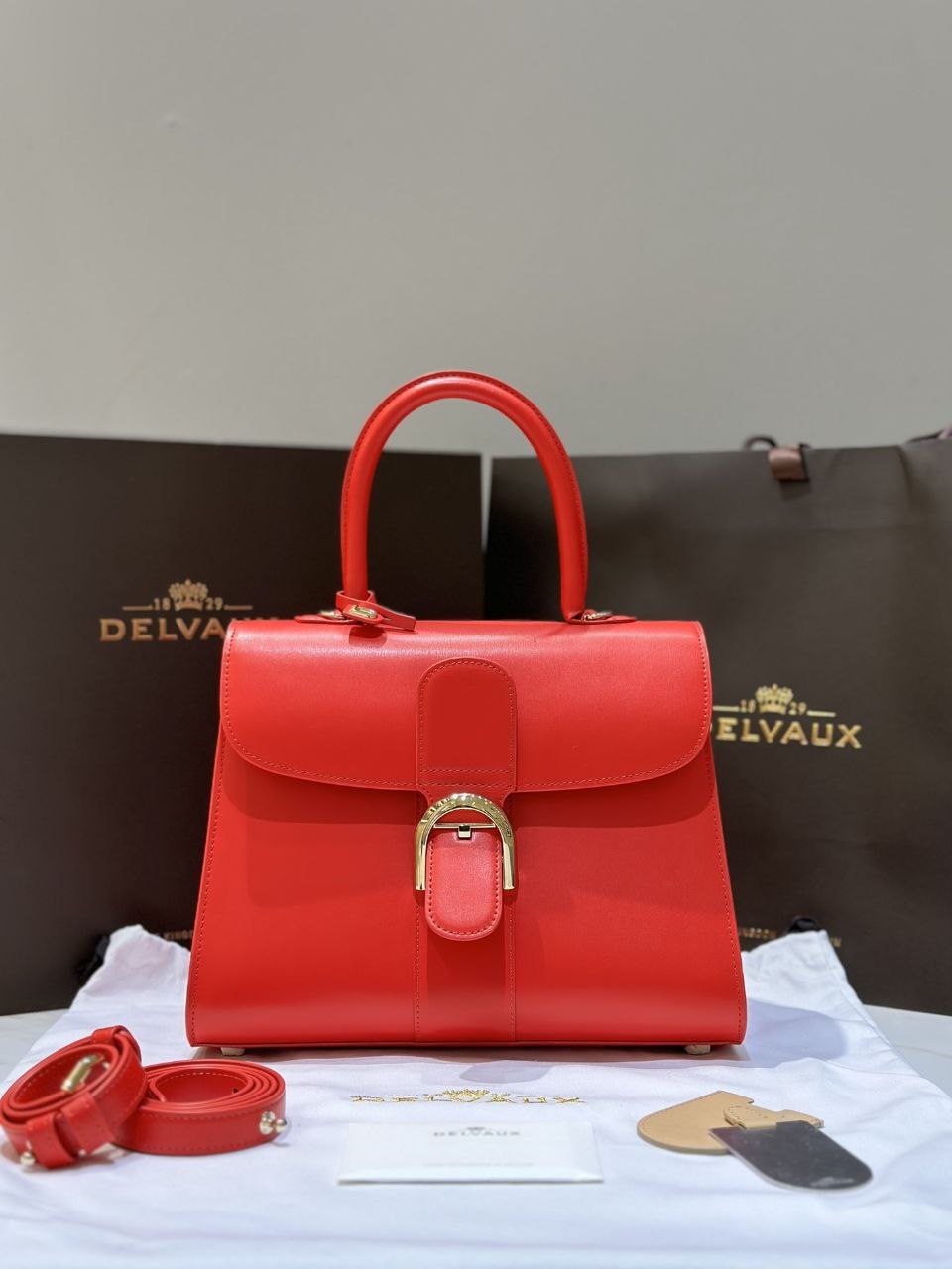 Delvaux Brillant MM Handbag
