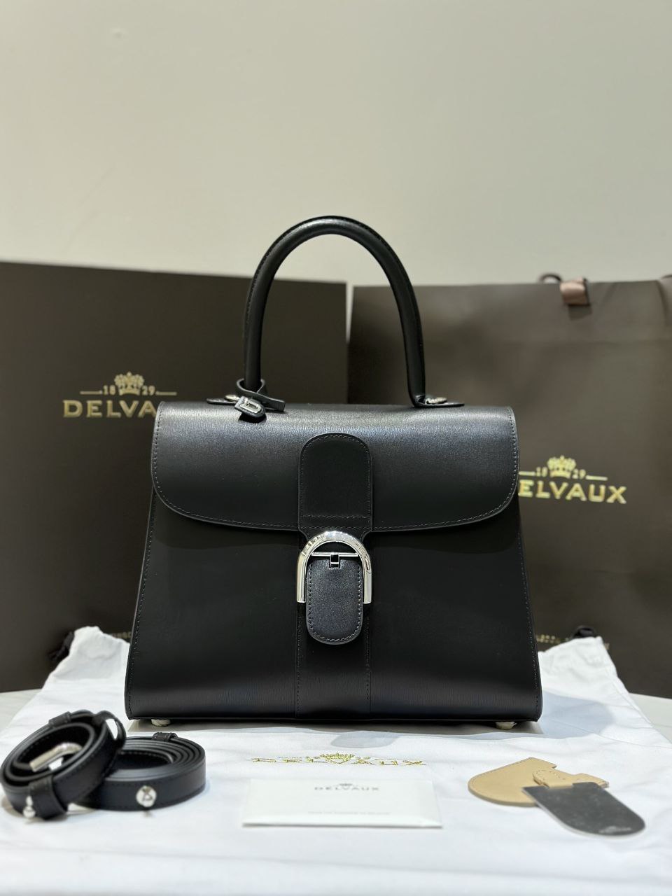 Delvaux Brillant MM Handbag