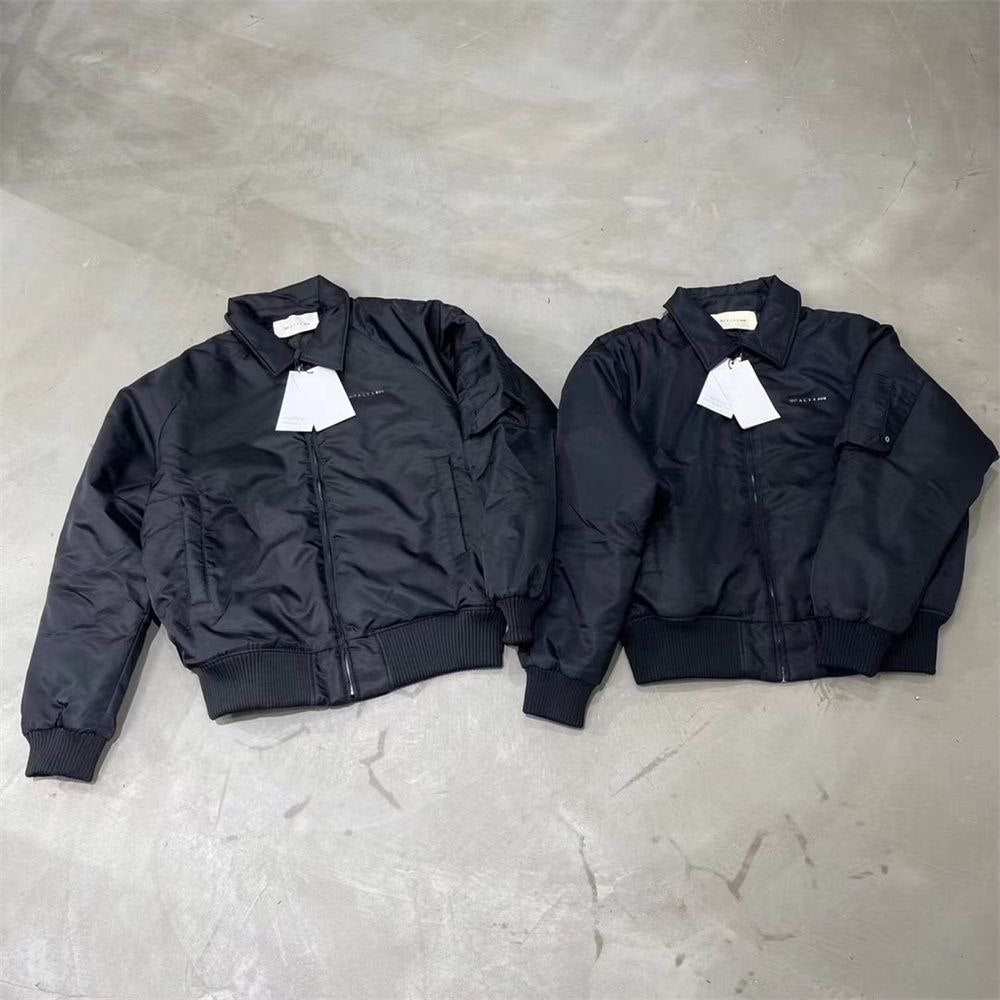 1017 ALYX 9SM Black Nylon Bomber Jacket