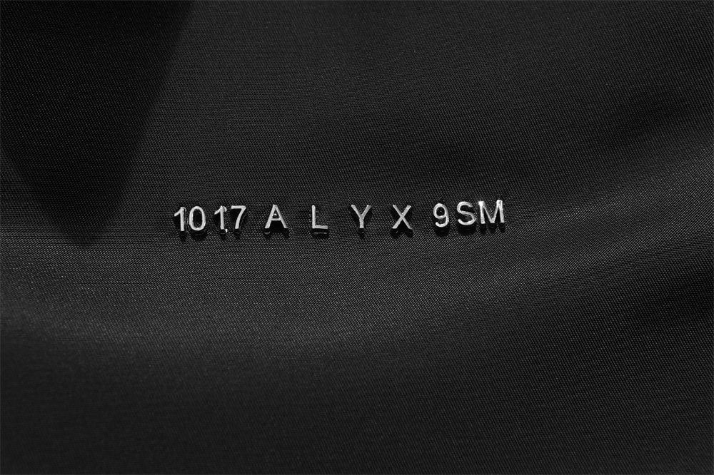 1017 ALYX 9SM Black Nylon Bomber Jacket