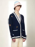 Casablanca Embroidered Cashmere Cardigan