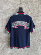 Casablanca Crochet Knit Half Sleeve Shirt
