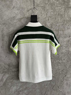 Casablanca Crochet Knit Half Sleeve Shirt