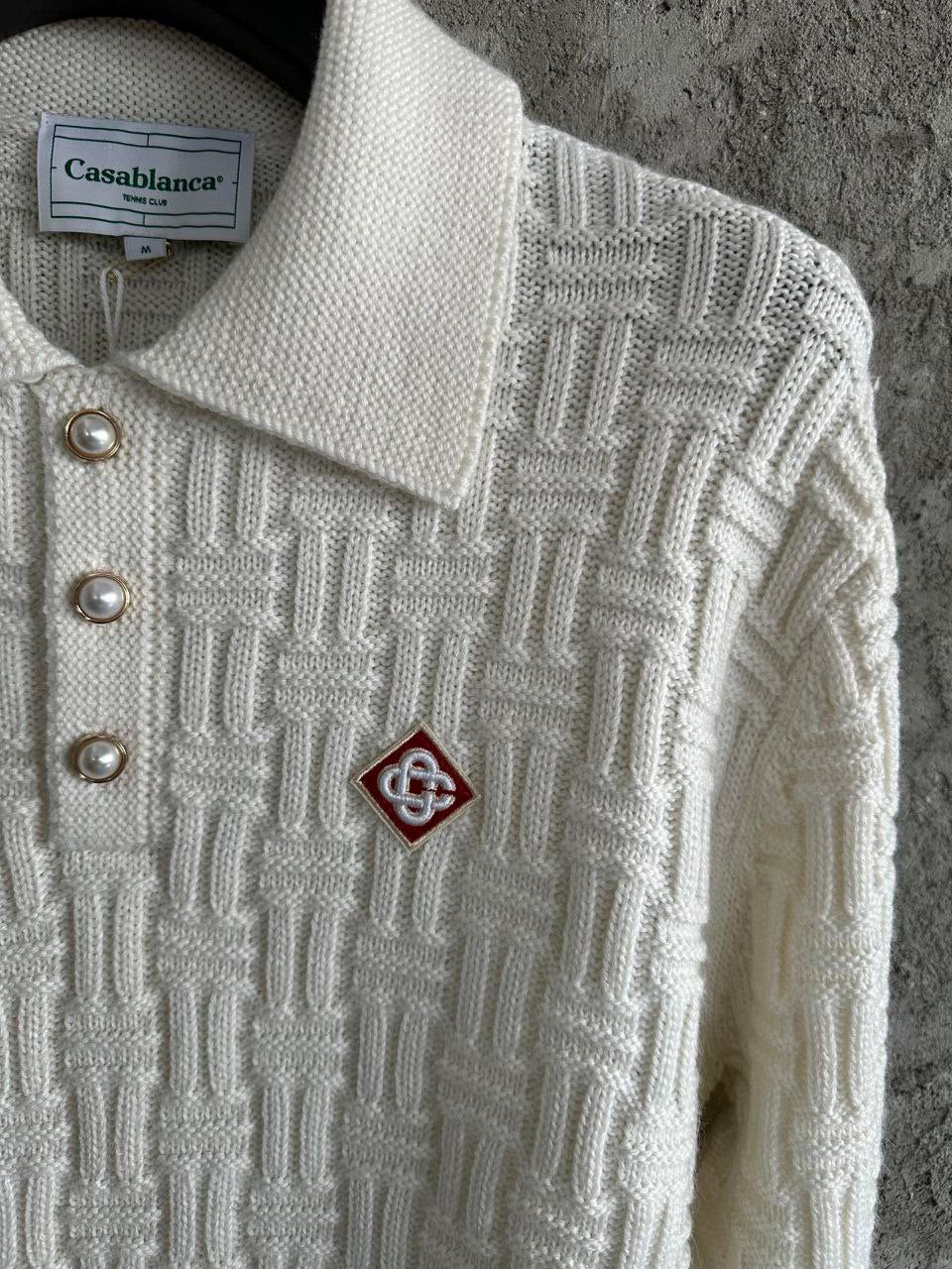 Casablanca Grandpa Wool Polo