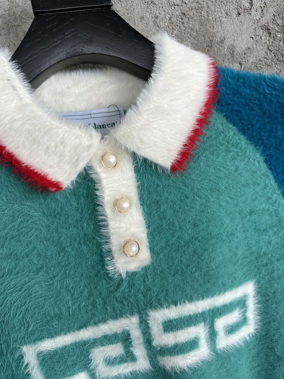 Casablanca Sport Fluffy Polo Shirt