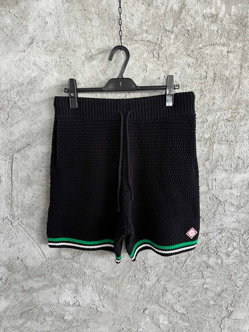 Casablanca Crochet Tennis Shorts