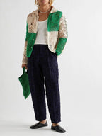 Bode Duotone Crochet Overshirt