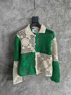 Bode Duotone Crochet Overshirt