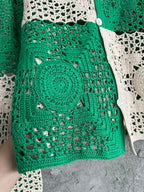 Bode Duotone Crochet Overshirt