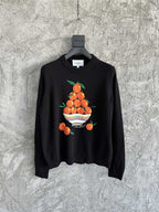Casablanca Pyramide d'Oranges Intarsia Knit Sweater