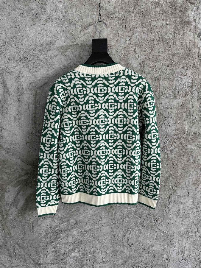 Casablanca Jacquard Cardigan