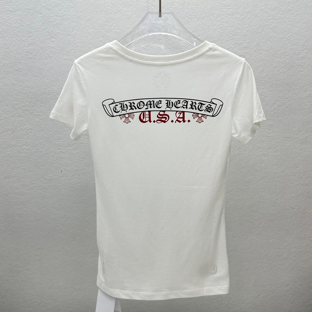 Chrome Hearts USA T-Shirt (White)