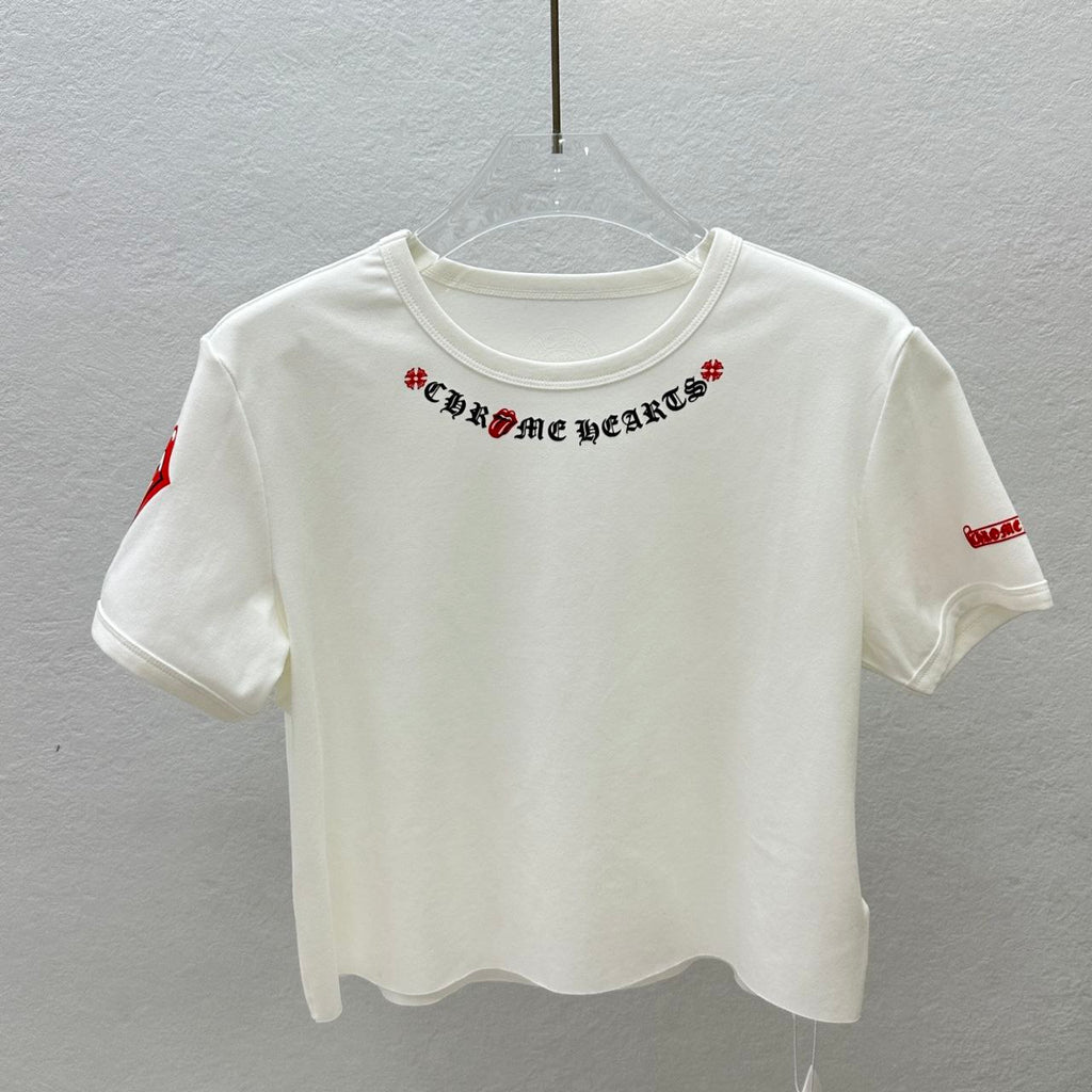 Chrome Hearts x Rolling Stones Crop T-Shirt (Women)