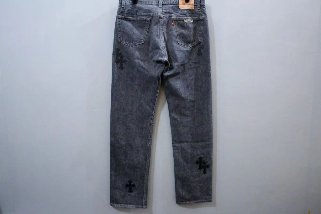 Chrome Hearts x Levi’s Leather Crosses Jeans