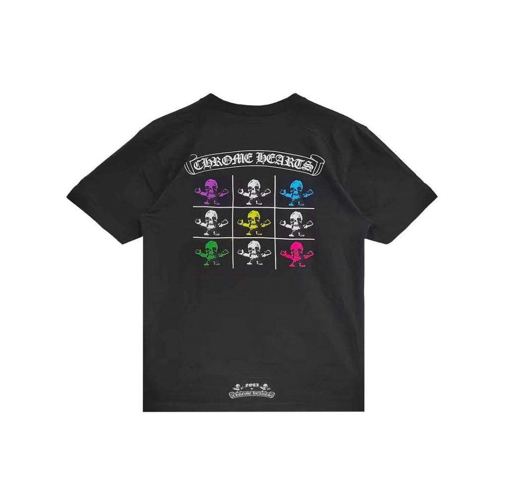 Chrome Hearts FOTI Multi Color Skull T-Shirt
