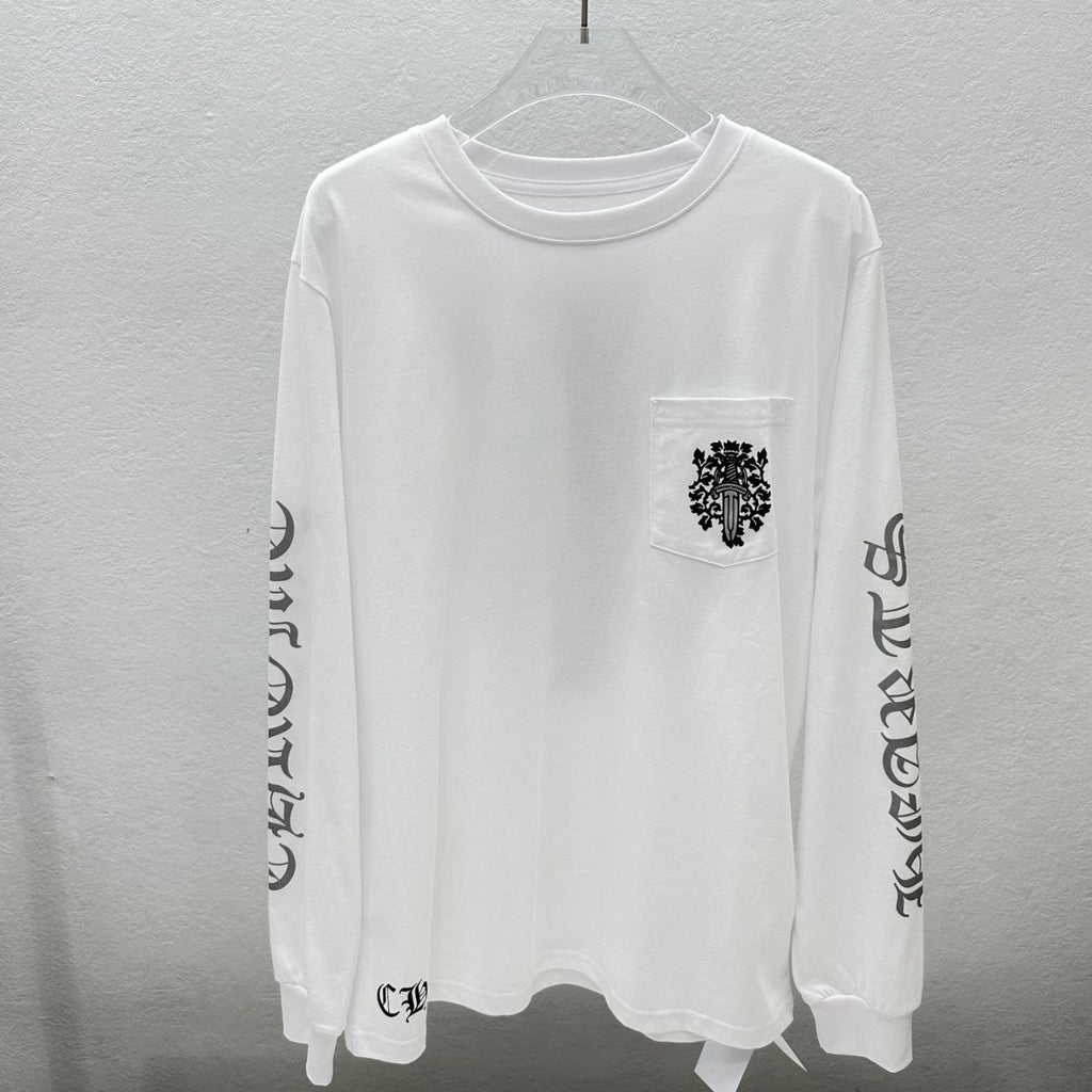 Chrome Hearts Vine Dagger Long Sleeve T-Shirt