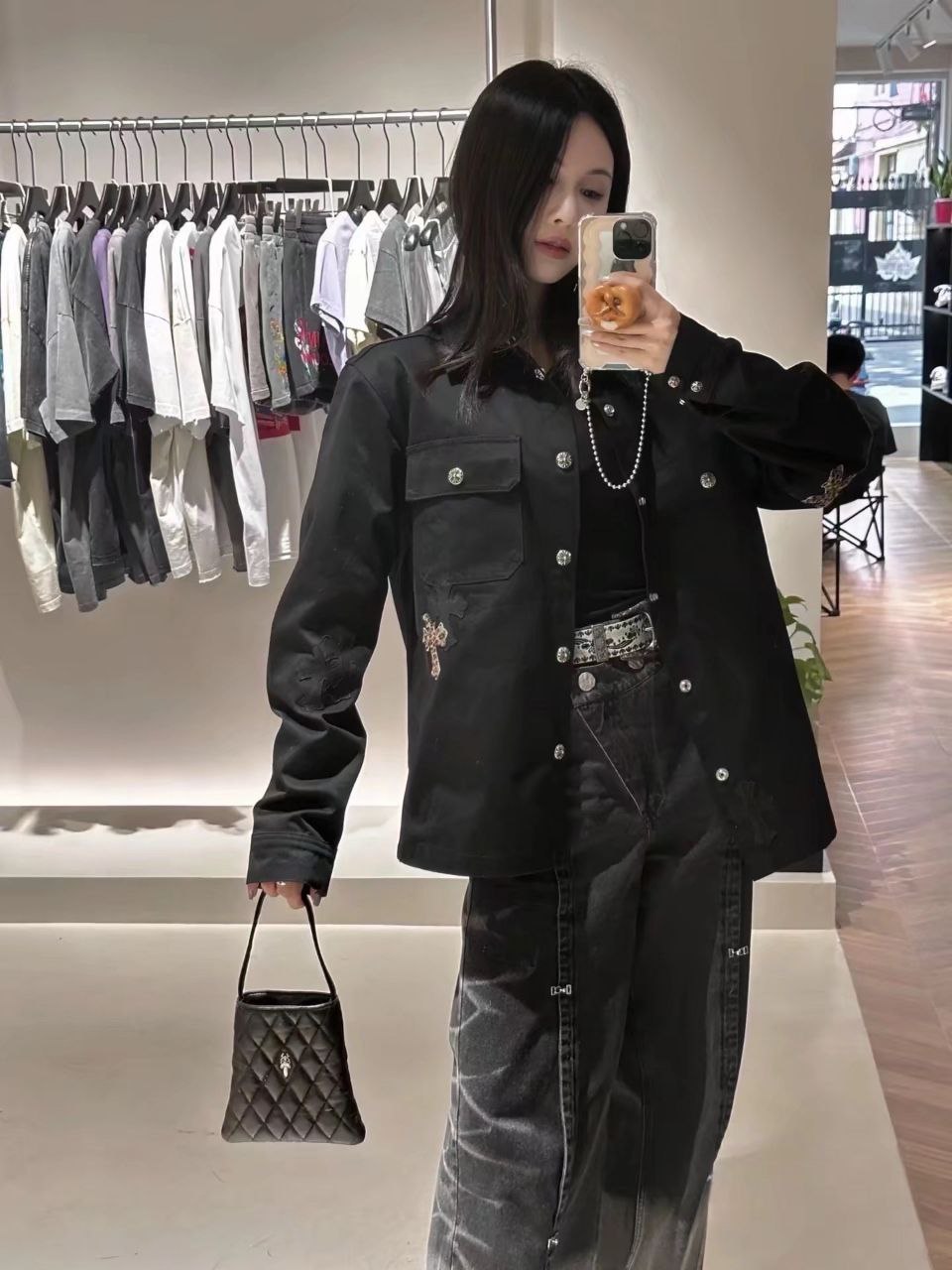 Chrome Hearts Work Dog Denim Jacket