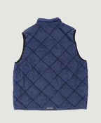 Chrome Hearts Quilted Denim Vest