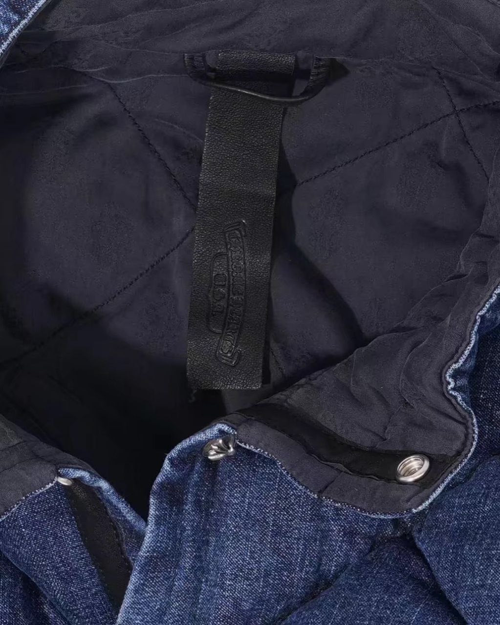 Chrome Hearts Quilted Denim Vest