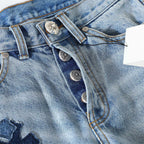 Chrome Hearts x Levi’s Jeans (Silver Cross & Leather Patchwork)