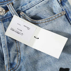 Chrome Hearts x Levi’s Jeans (Silver Cross & Leather Patchwork)