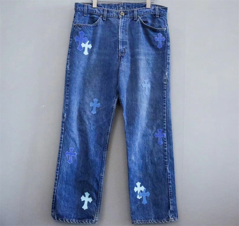 Chrome Hearts x Levi’s Patchwork Jeans