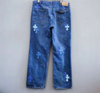 Chrome Hearts x Levi’s Patchwork Jeans