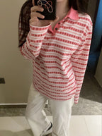 Chrome Hearts Embroidered Long Sleeve Polo