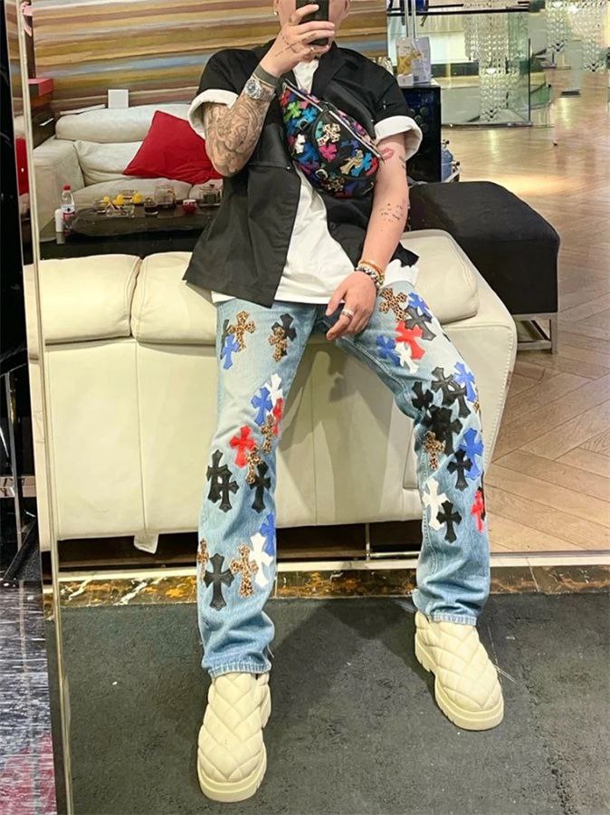 Chrome Hearts x Levi’s Leather Crosses Jeans