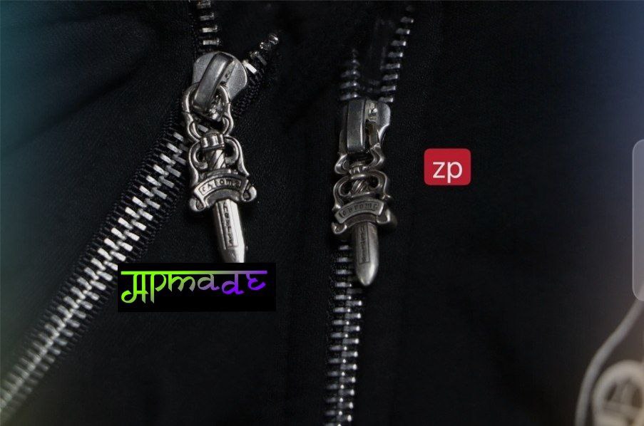 Chrome Hearts Zip-Up Hoodie