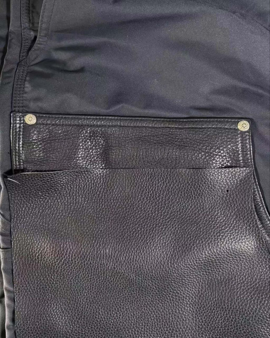 Chrome Hearts Leather Shorts