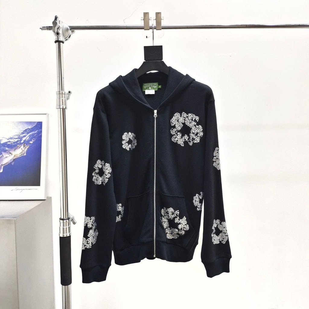 Denim Tears Zip-Up Hoodie