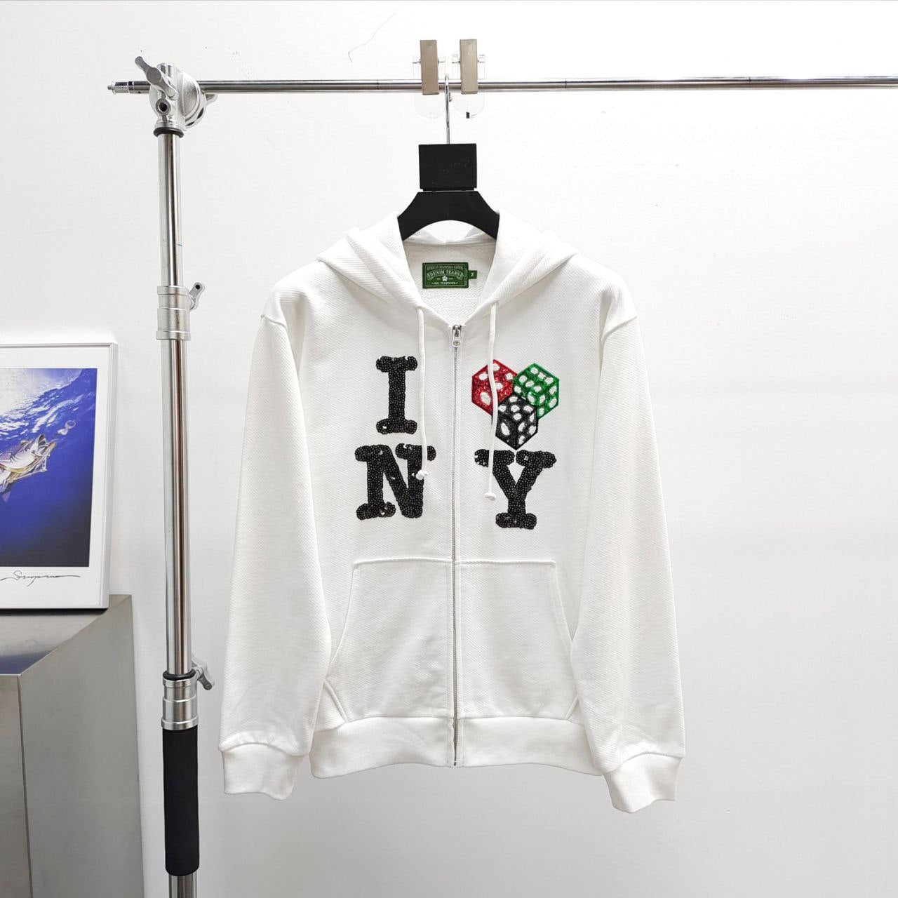 Denim Tears Zip-Up Hoodie