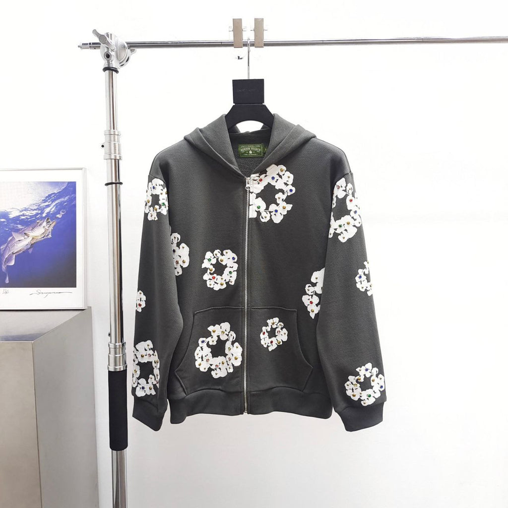 Denim Tears Zip-Up Hoodie