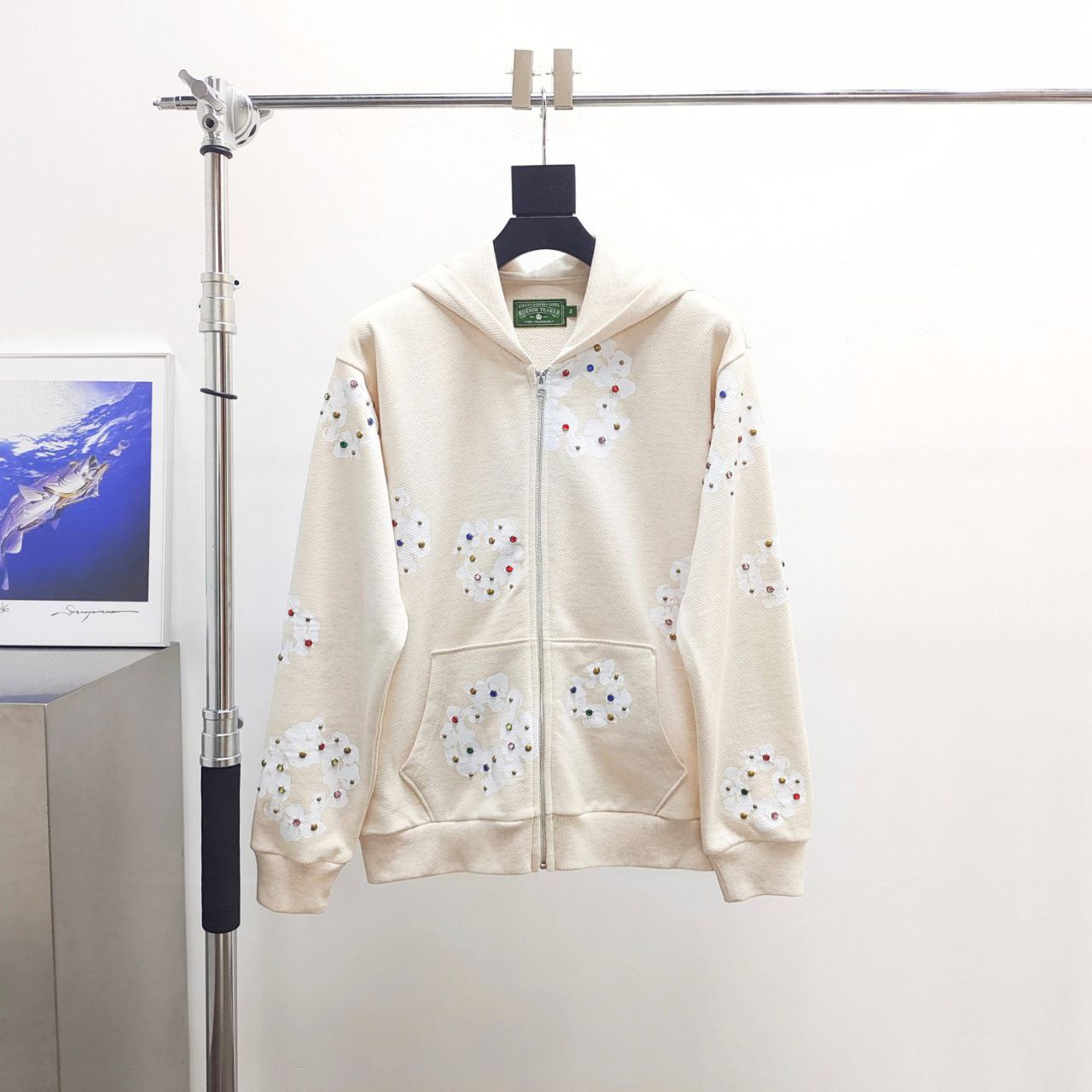 Denim Tears Zip-Up Hoodie