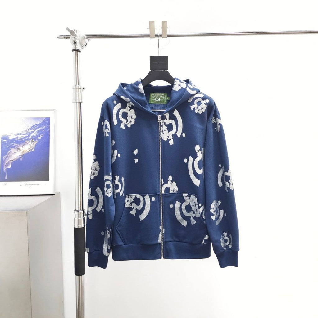 Denim Tears Zip-Up Hoodie