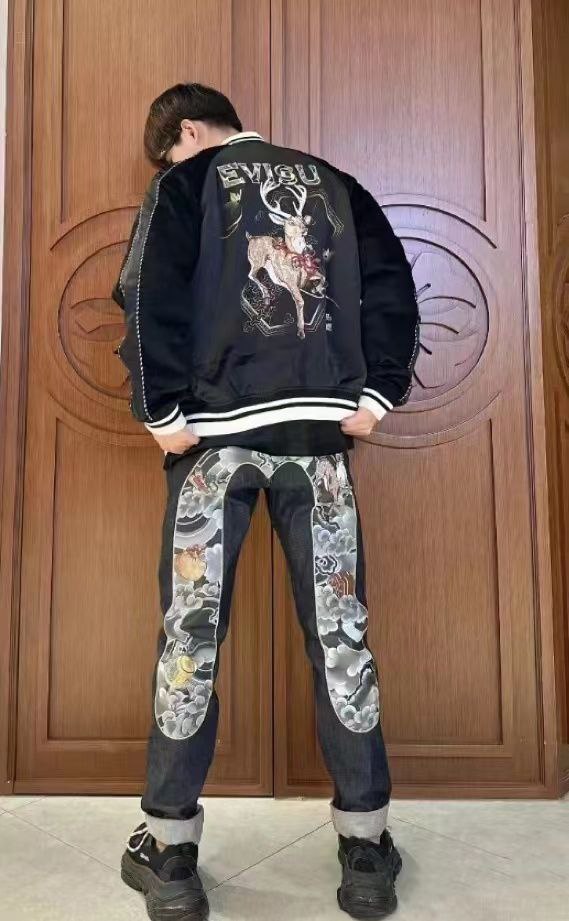 Evisu Bomber / Varsity Jacket