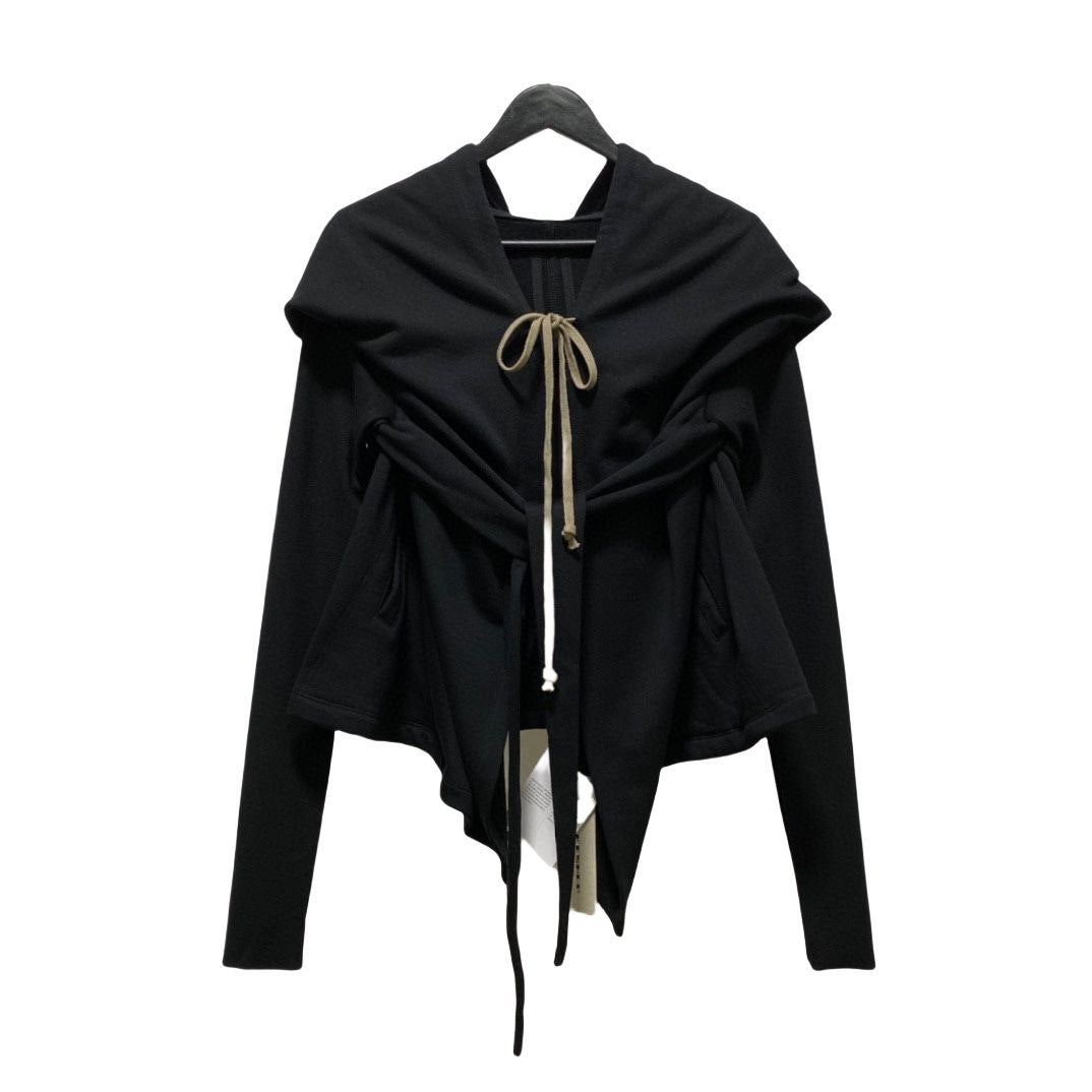 Rick Owens DRKSHDW Irregularly Cut Hooded Coat